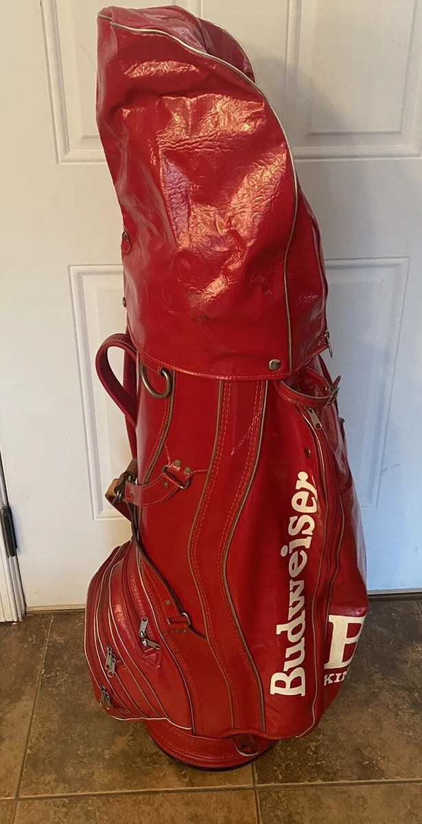 Budweiser Beer RARE Vintage Vinyl Plastic 6 Way Cart Staff Golf