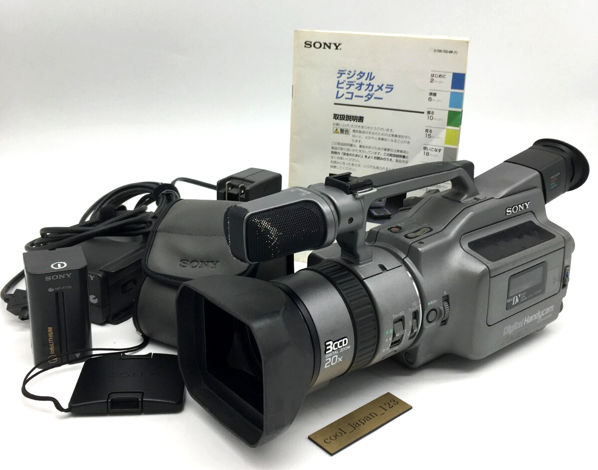 Sony DCR-VX1000 Digital Video Camera MiniDV Handycam w/ Charger