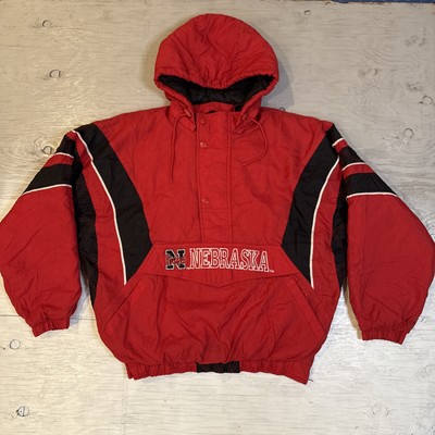 Vintage 90s NCAA Starter Nebraska Cornhuskers Pullover 1/2 Zip