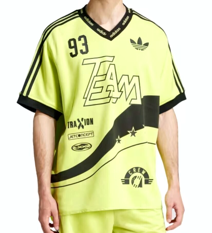 NEW MENS ADIDAS ORIGINALS ADILENIUM TREFOIL TEAM JERSEY SHIRT