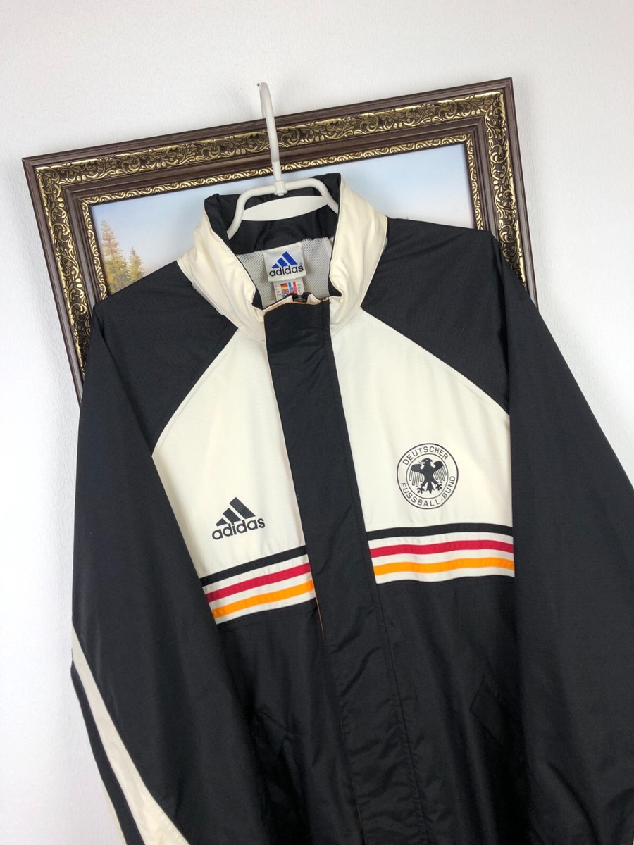 Vintage 90's Adidas Germany Football Jacket Soccer Windbreaker