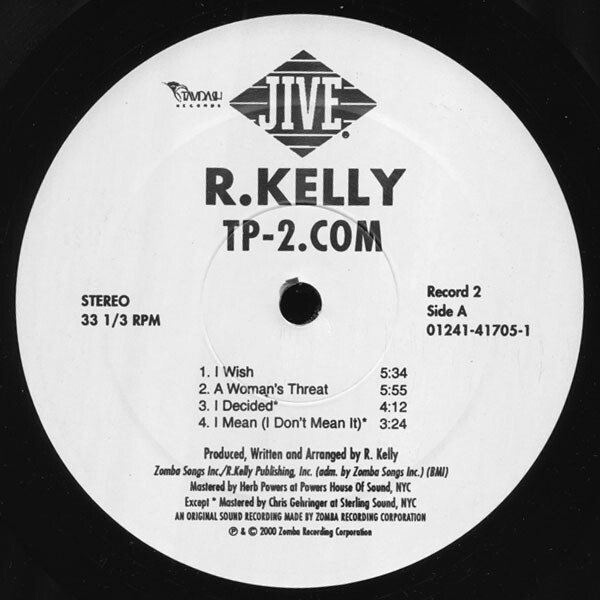 R. Kelly / TP-2.com 2000 US Original 2LP Vinyl JAY-Z Jive Records