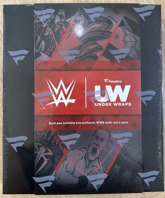 NEW SEALED 2024 Fanatics Under Wraps WWE Signed Walk Out T-shirt