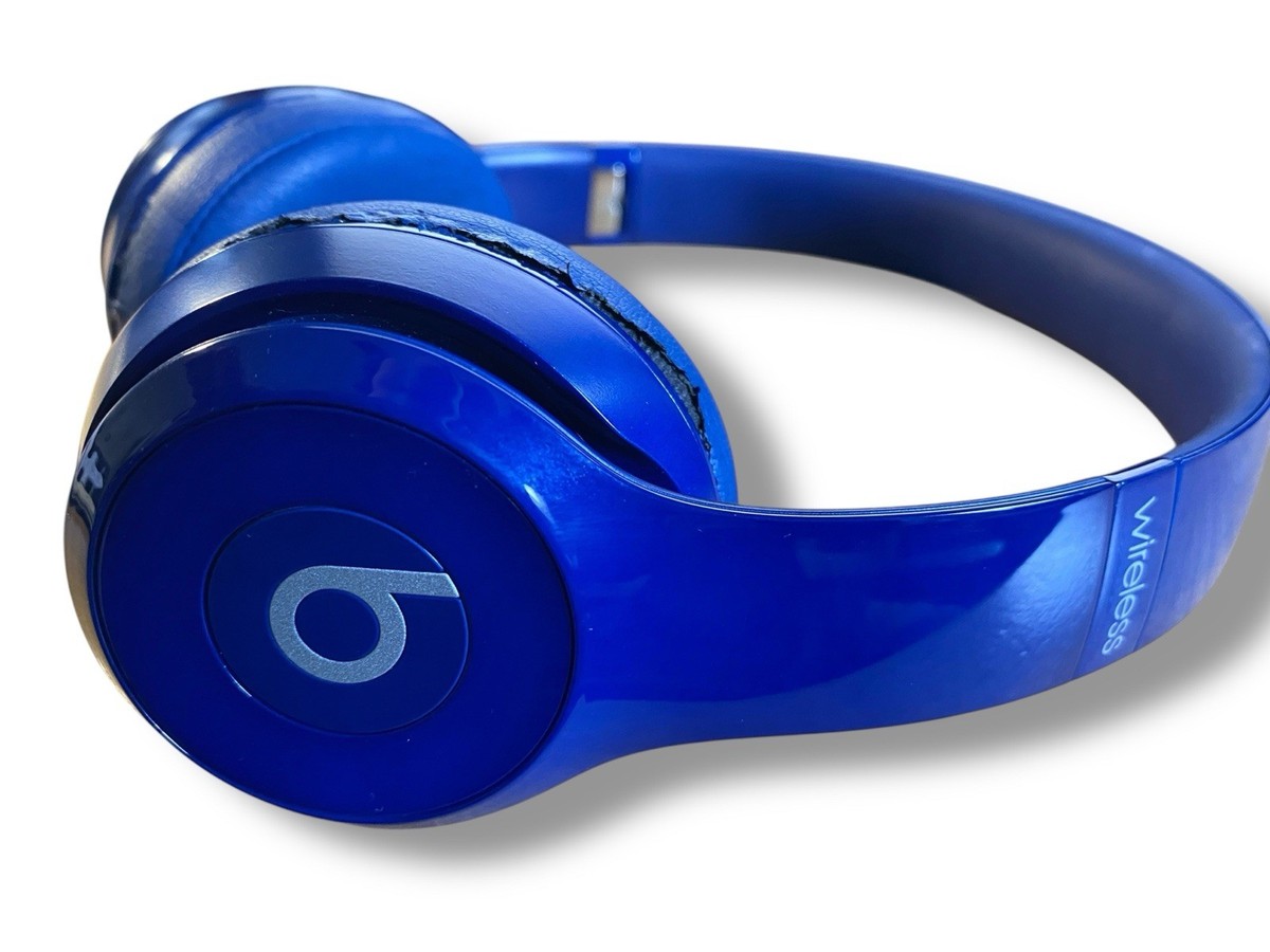 Beats Solo 2 On-Ear Wireless Headphones Blue Model B0534 Bluetooth