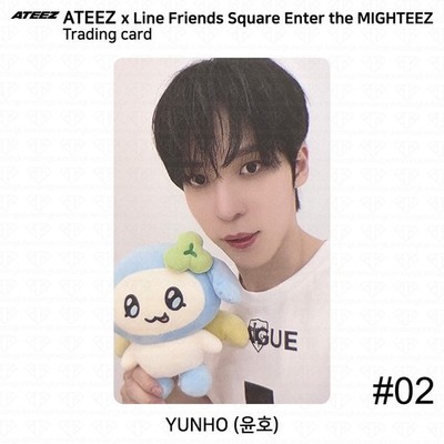 ATEEZ LINE FRIENDS Enter the Mighteez POP-UP Trading Card KPOP K