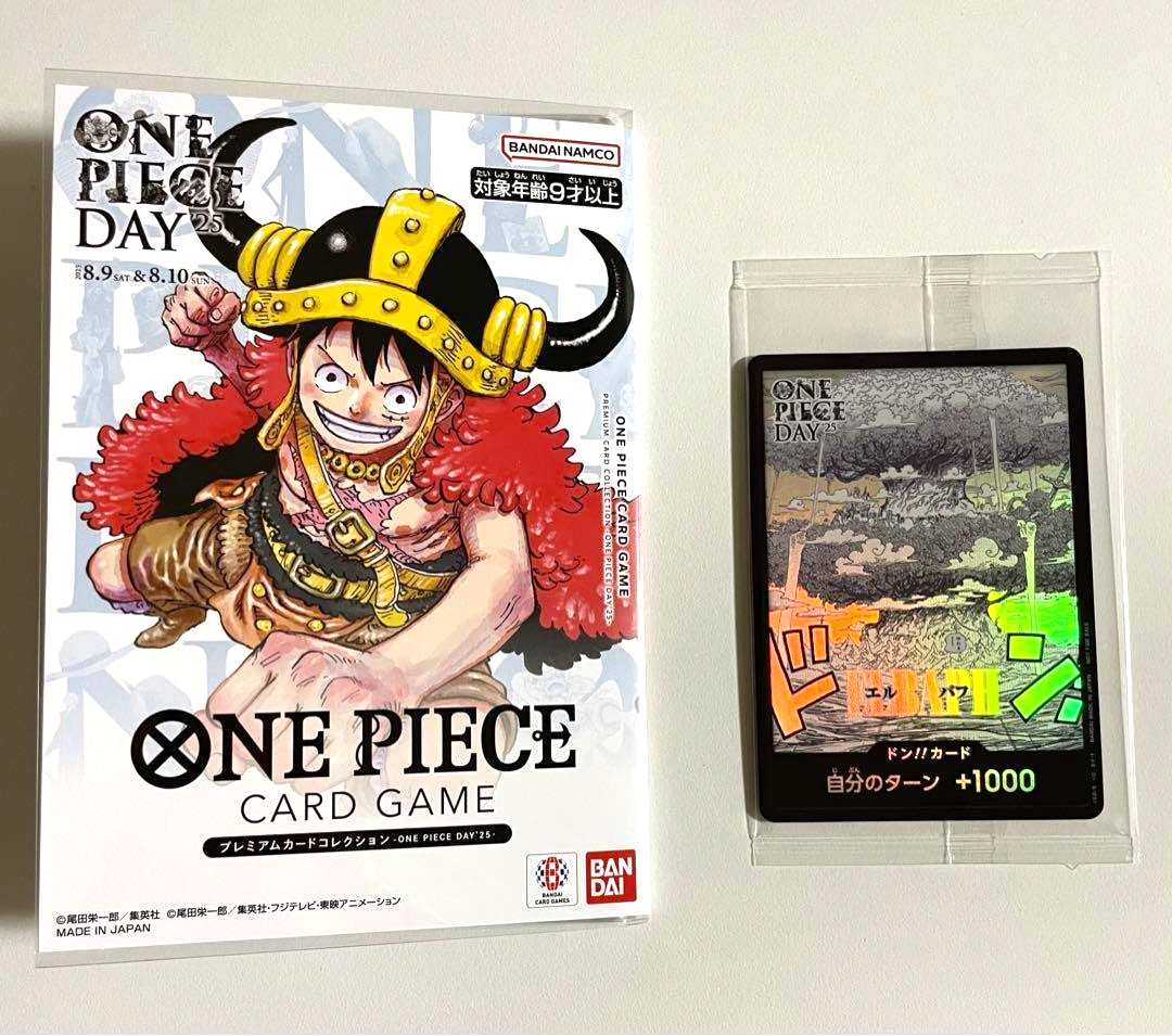 ONE PIECE Card Game 2025 ELBAPH Don!! + Luffy Promo Set One Piece