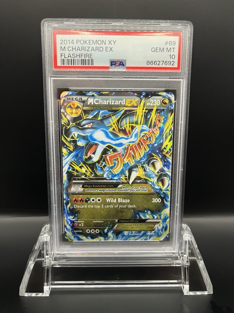 2014 Pokemon XY M Charizard EX Flashfire #69 PSA 10 | eBay