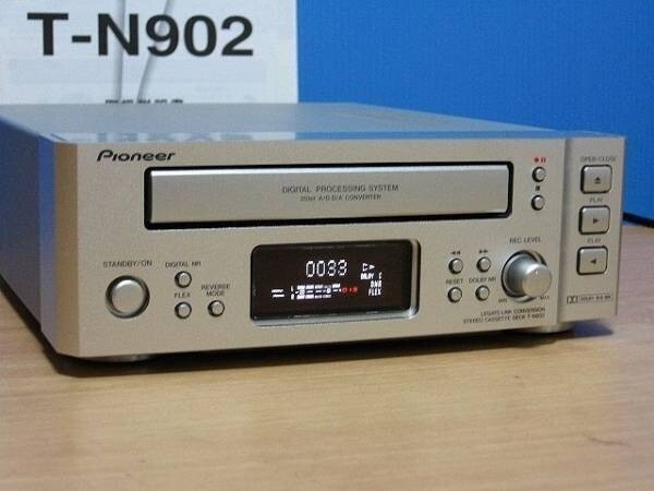 Pioneer T-N902 Cassette Deck Compact Digital Silver USED From