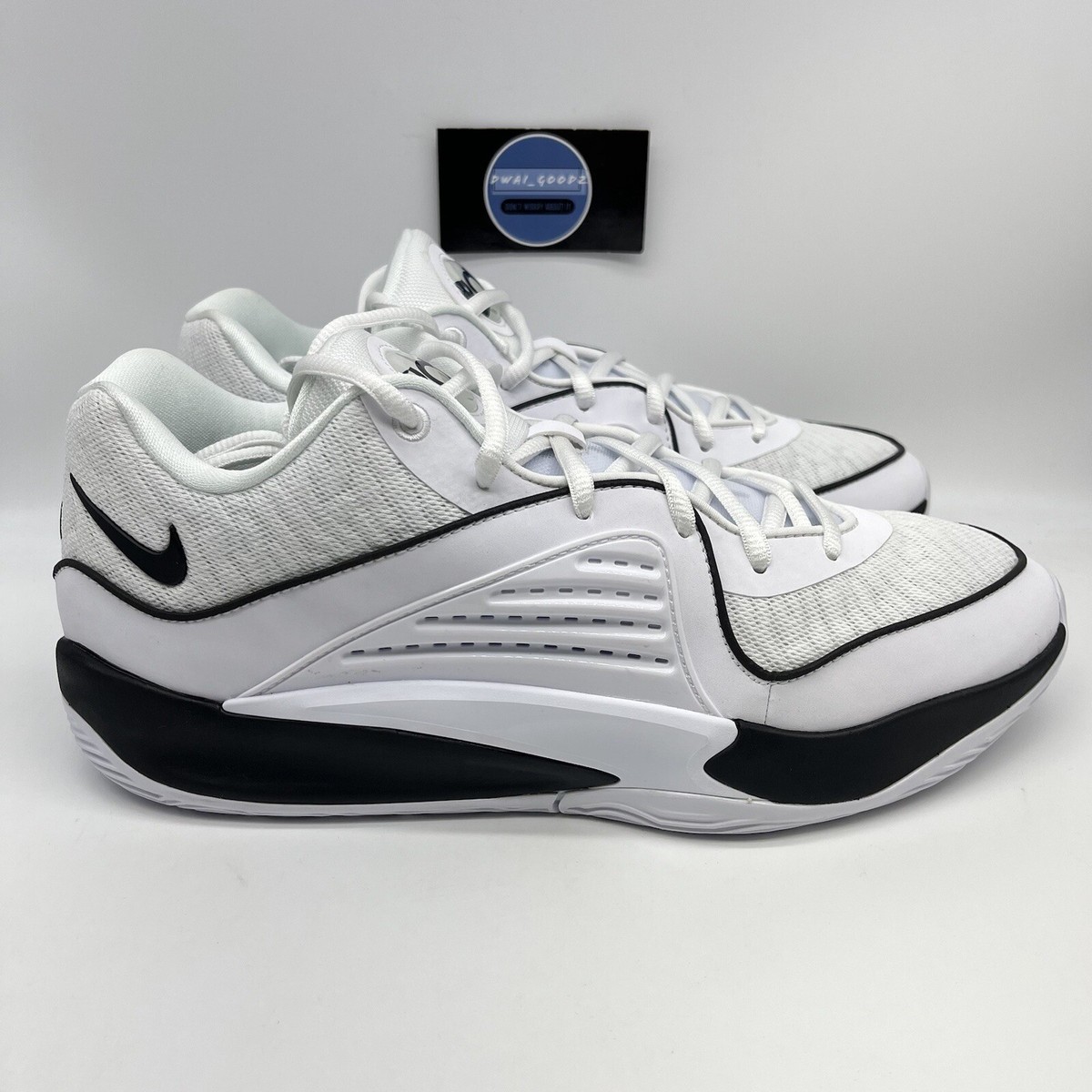 Nike Kevin Durant KD 16 TB Low Basketball Shoe White Black Men's