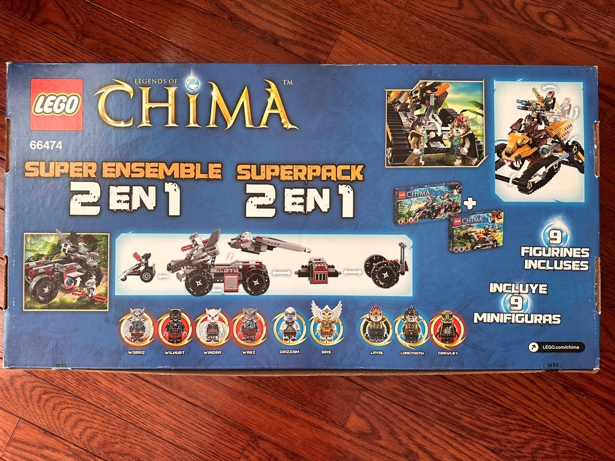 NEW LEGO Legends of Chima Super Pack 2 in 1 (70005 & 70009) 66474