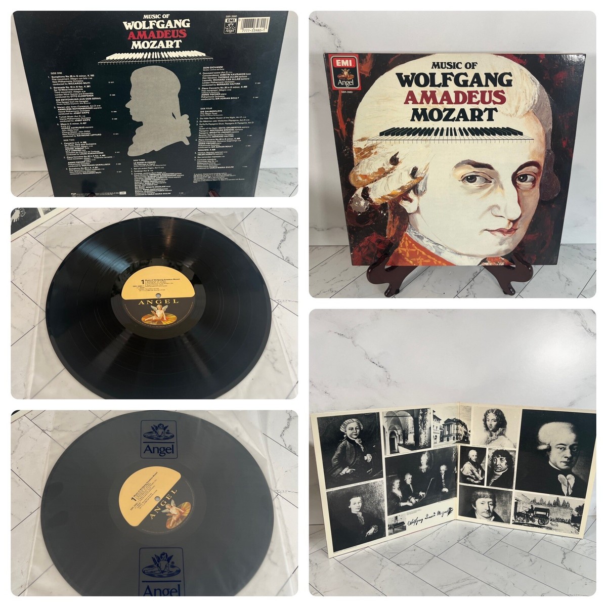 Wolfgang Amadeus Moz Music Of Wolfgang Amadeus Mozart 2 LP'S Vinyl