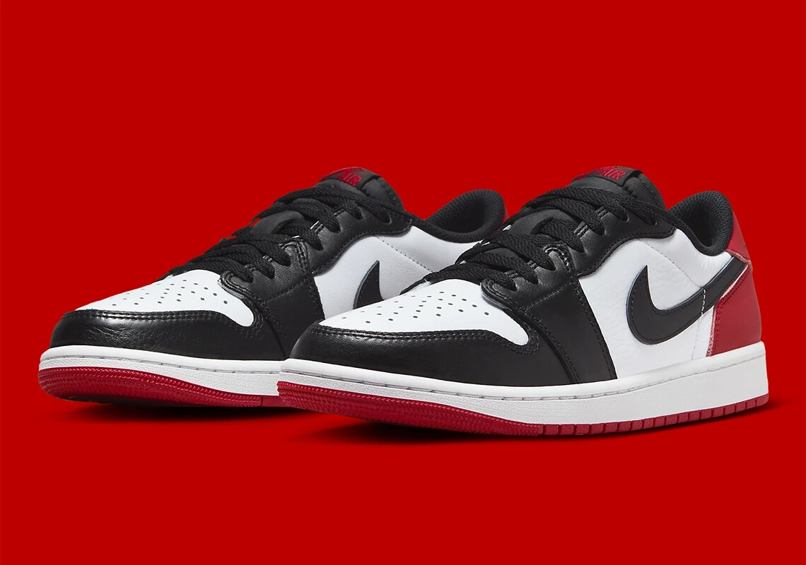 Nike Air Jordan 1 Low OG 'Black Toe' Varsity Red CZ0790-106 Men's