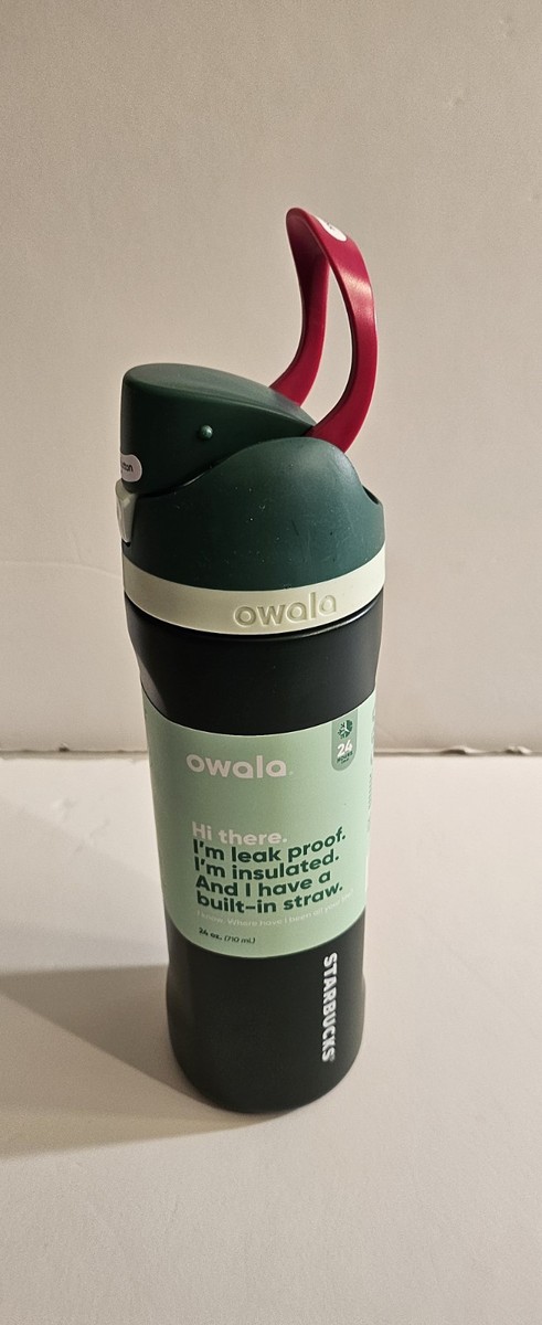 New Starbucks Owala Limited Forest Green Stainless Steel Bottle