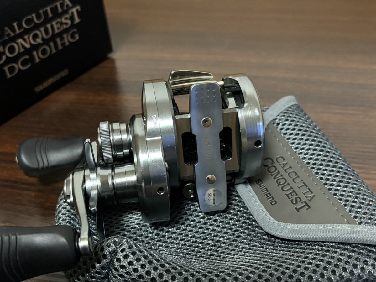 Shimano : Calcutta Conquest DC 101HG, Left Hand, Round bait reel