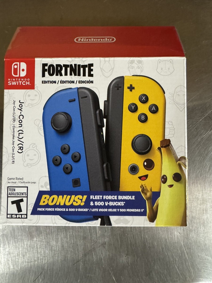 Nintendo Switch - Fortnite Joy-Con (L)/(R) Set NO CODE Yellow Blue