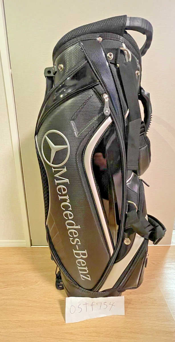 Mercedes-Benz Stand Golf Club Bag Caddie Caddy Black 9.0 For 46