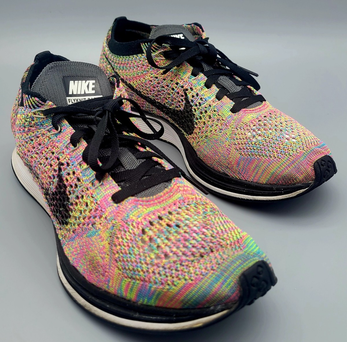 Nike Flyknit Racer Multi-color 3.0 (2016) Size 7 VGC | eBay