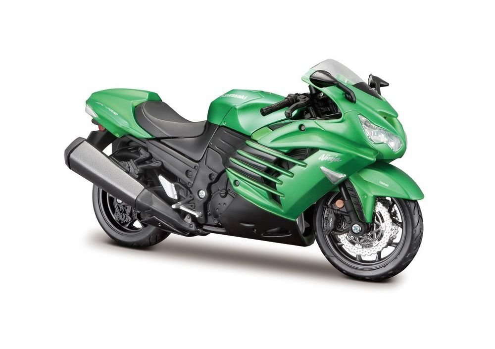 1:12 Kawasaki ZX-14R Ninja KIT by Maisto in Green 39197 Model Bike