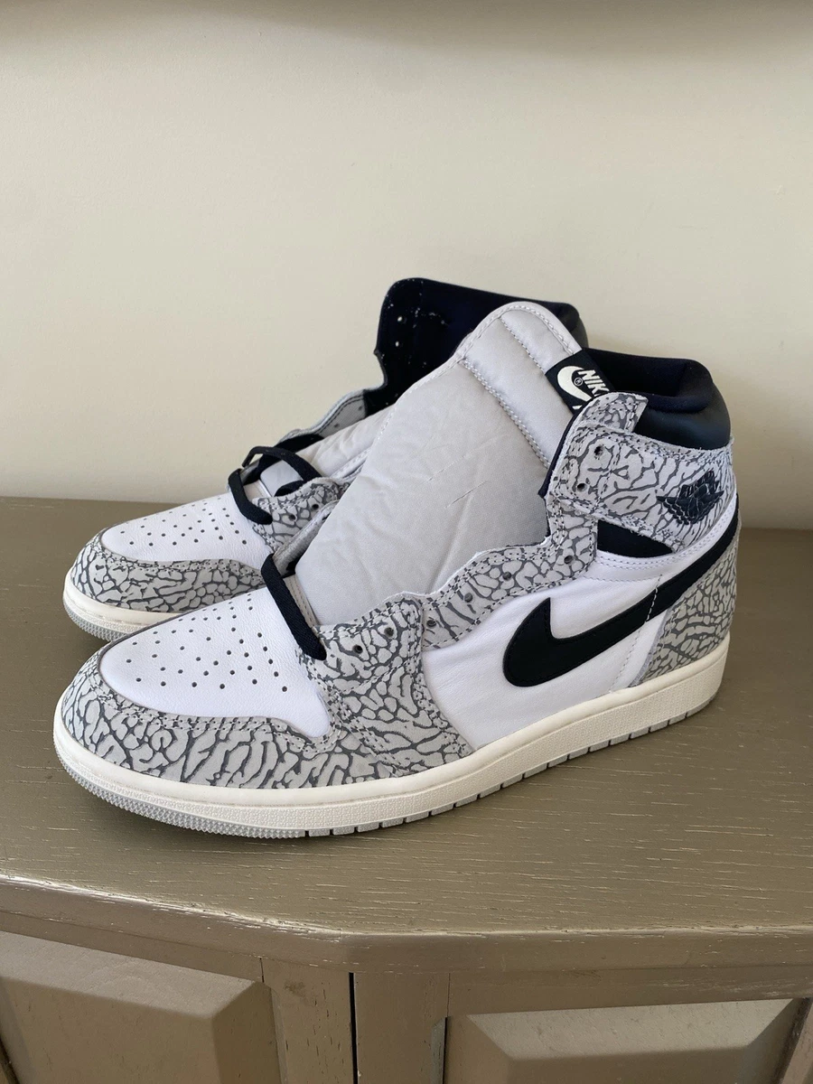 Jordan 1 Retro High White Elephant | eBay