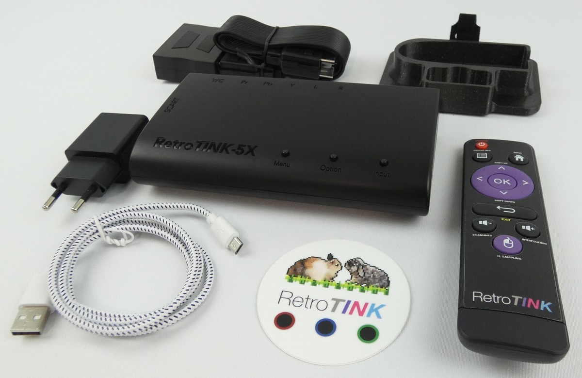 RetroTINK-5X Pro HDMI Upscaler Analog Digital 1080p SCART RGB High