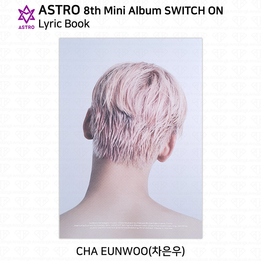 ASTRO 8th Mini Album Switch On Lyric Book Sticker Postcard KPOP K
