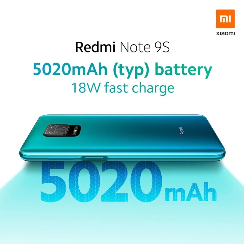 Xiaomi Redmi Note 9S 64GB 128GB Global Version Smartphone 5020mAh