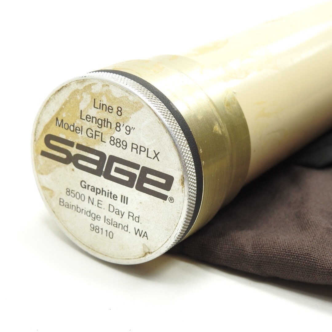 Sage Graphite III 889 RPLX Fly Rod. 8' 9” 8wt. W/ Tube & Sock. | eBay