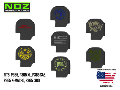 NDZ Sig P365, XL, Fuse, X Macro, AXG Slide Cover Back Plate