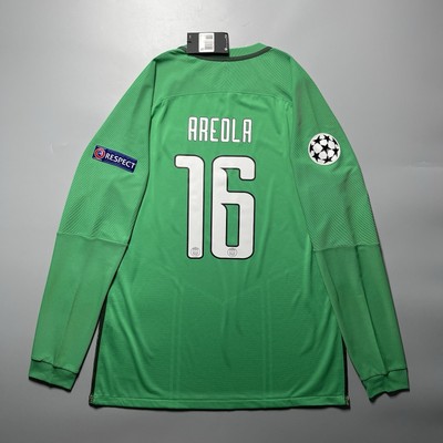 NWT PSG NIKE 2016/2017 FOOTBALL GOALKEEPER JERSEY #16 AREOLA SIZE