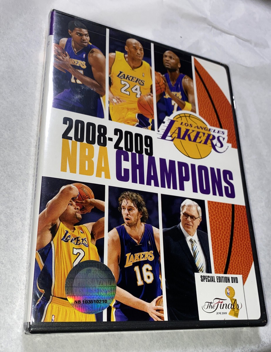 2008-2009 NBA Champions Los Angeles Lakers DVD Factory Sealed DVD