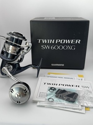 Shimano 21 Twin Power SW 6000XG Spinning Reel Japan w/Box 