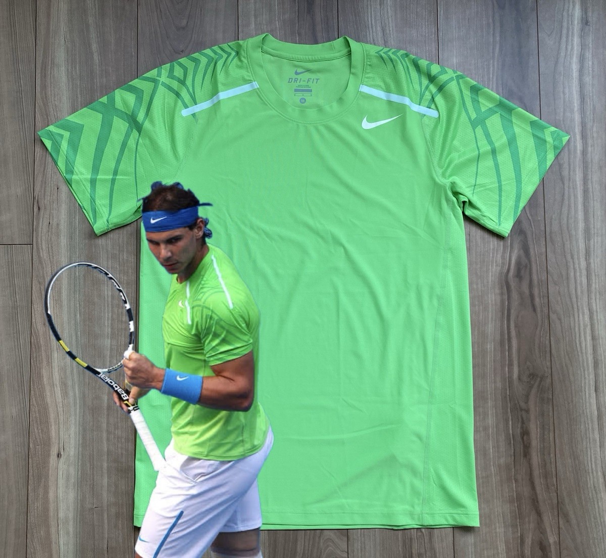 NWOT :Rafael Nadal Nike 2012 Australian Open Shirt size:S (JPN M