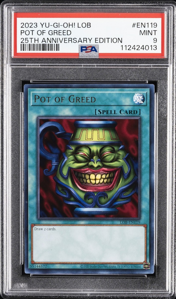2023 YU-GI-OH! LEGEND OF BLUE EYES WHITE DRAGON 25TH ANV ED POT OF