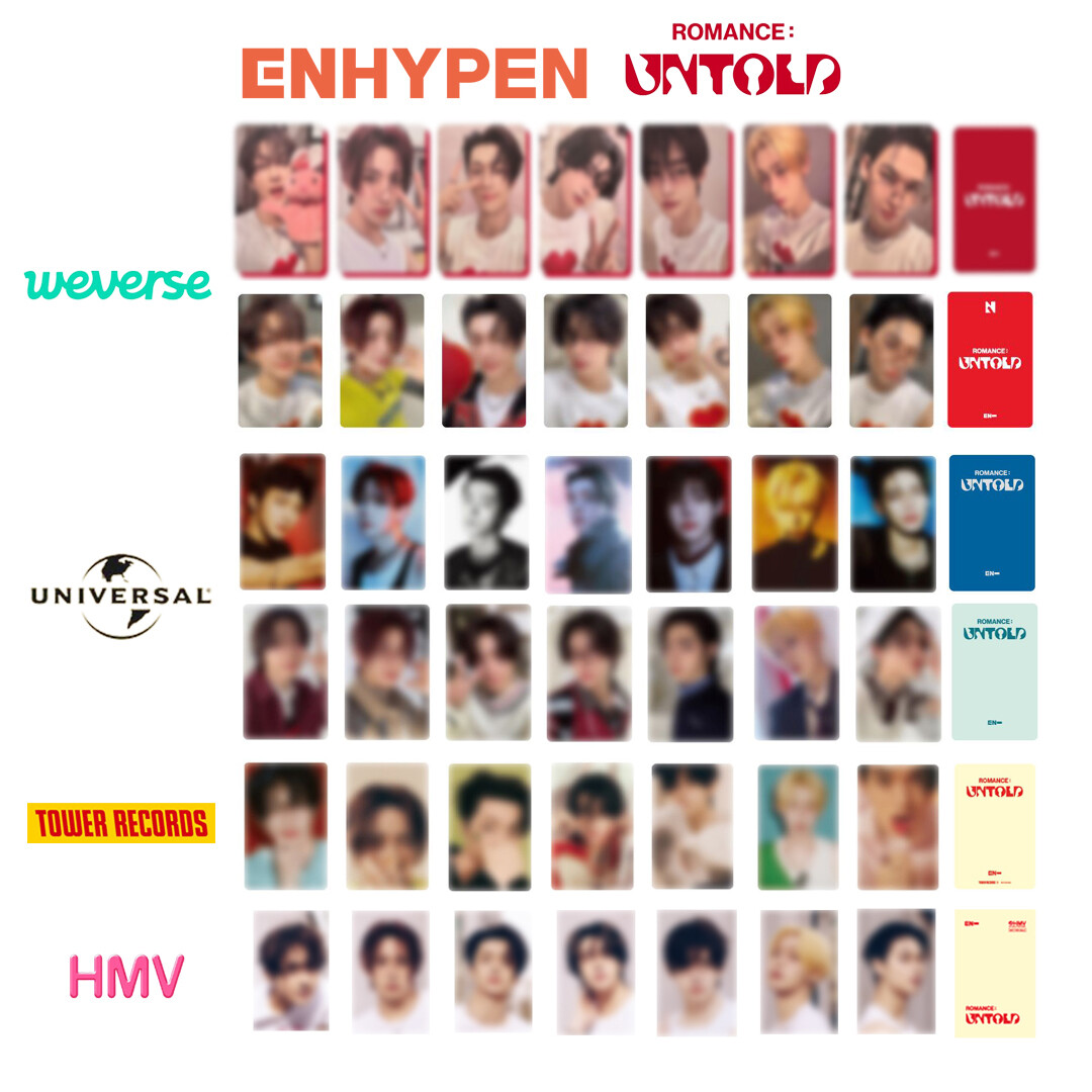 ENHYPEN ROMANCE : UNTOLD ENGENE JAPAN Weverse UMS TOWER RECORDS
