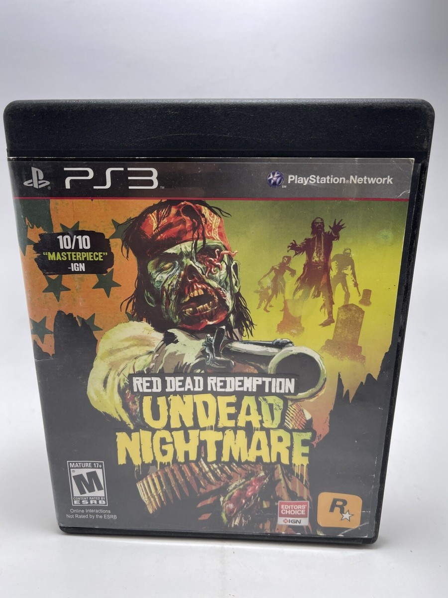 Red Dead Redemption Undead Nightmare PS3 Complete PlayStation 3