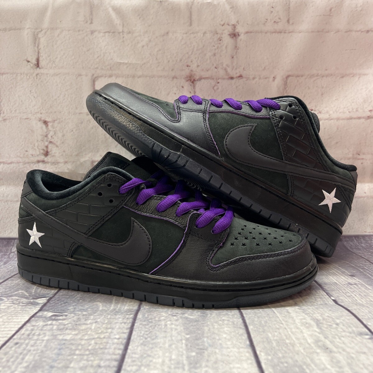 Nike SB Dunk Familia Low First Avenue Prince Black Purple Shoes