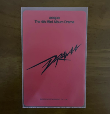 aespa winter drama photo card makestar pikachu | eBay