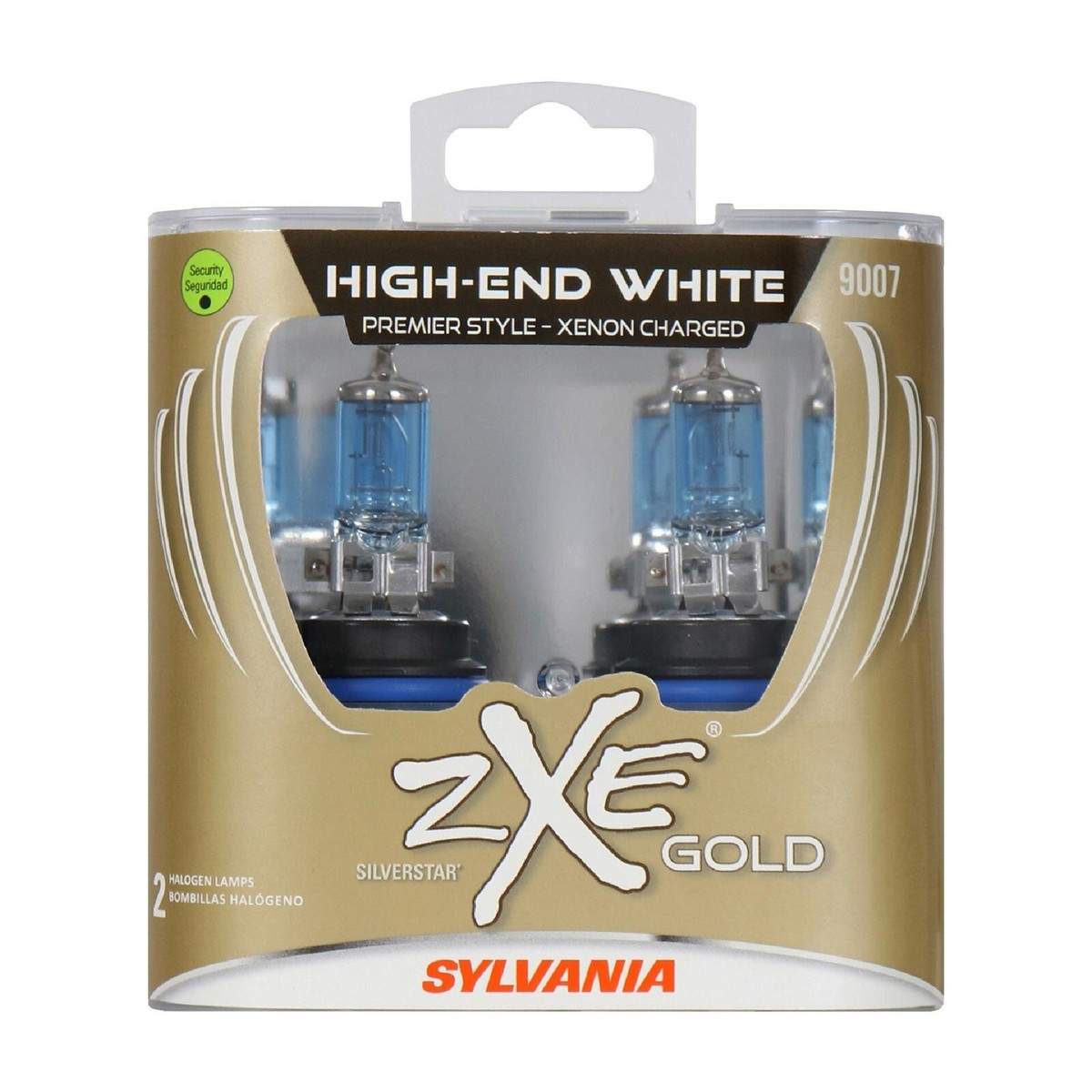Sylvania Silverstar ZXE Gold 9007 HB5 65/55W Two Bulbs Headlight