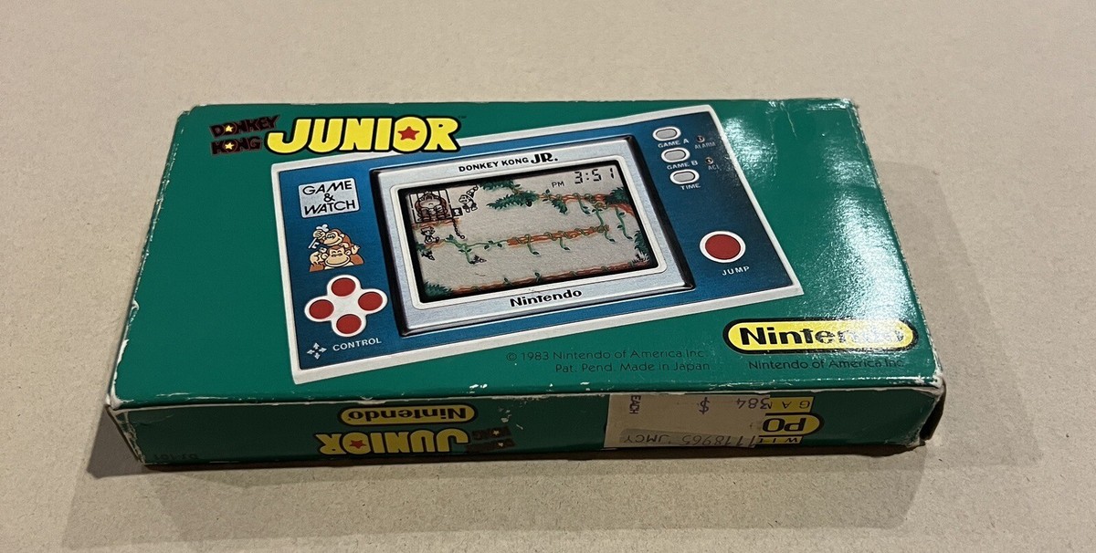 Nintendo Donkey Kong Jr. Wide Screen Pocketsize Game & Watch | eBay