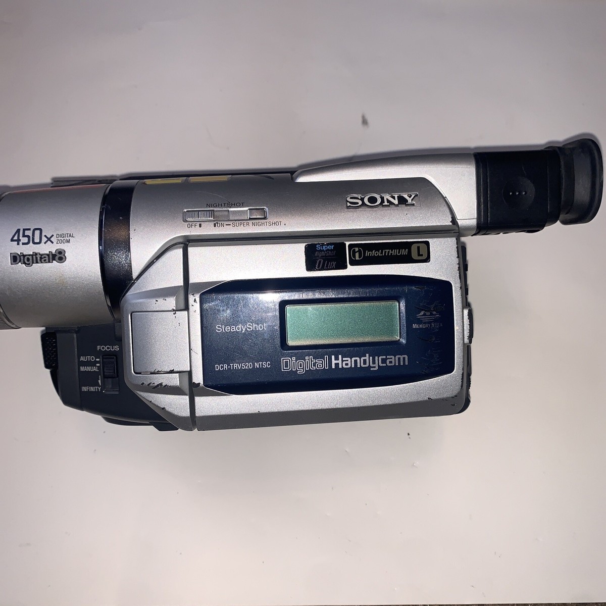 Sony DCR-TRV520 Digital8 Hi8 Video8 Handycam Watch Play Video