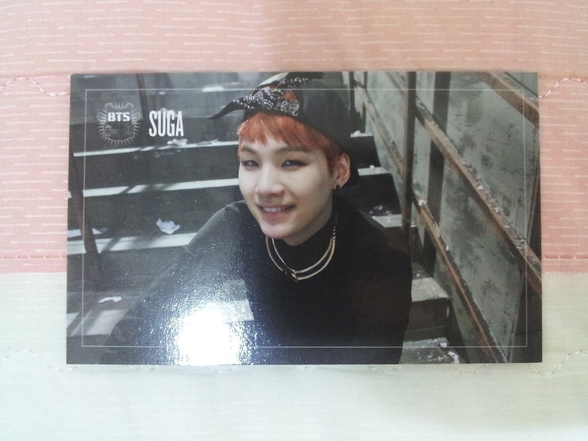 BTS Bangtan Boys 1st Album Dark&Wild Danger Suga Photo Card