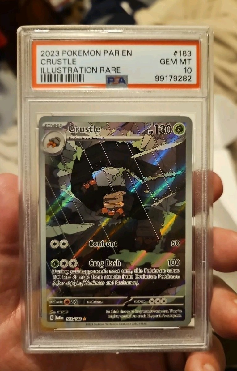 PSA 10 2023 POKEMON PAR EN-PARADOX RIFT ILLUSTRATION RARE CRUSTLE