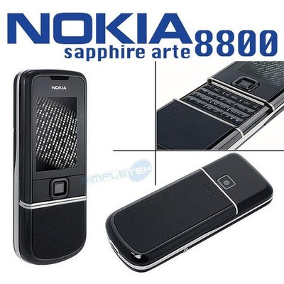 Phone Mobile Phone Nokia 8800 Sapphire Arte Black Umts Luxury