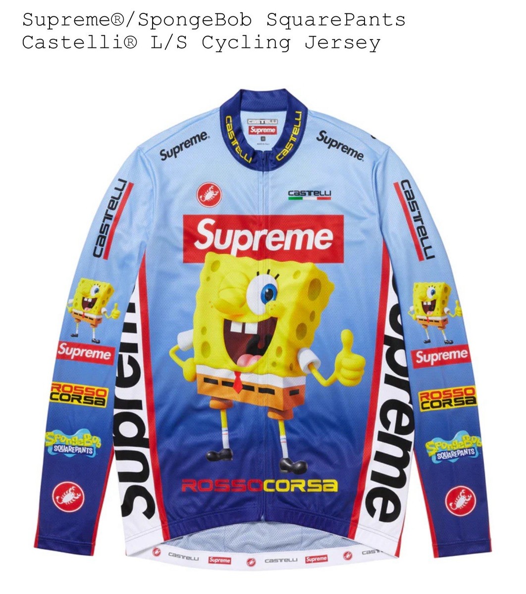 Supreme® x Castelli® SpongeBob SquarePants L/S Cycling Jersey