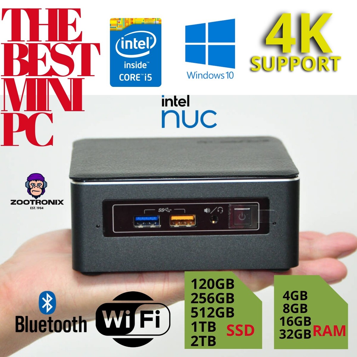 Intel BXNUC10i5FNK 240GB/32GB Win11Pro