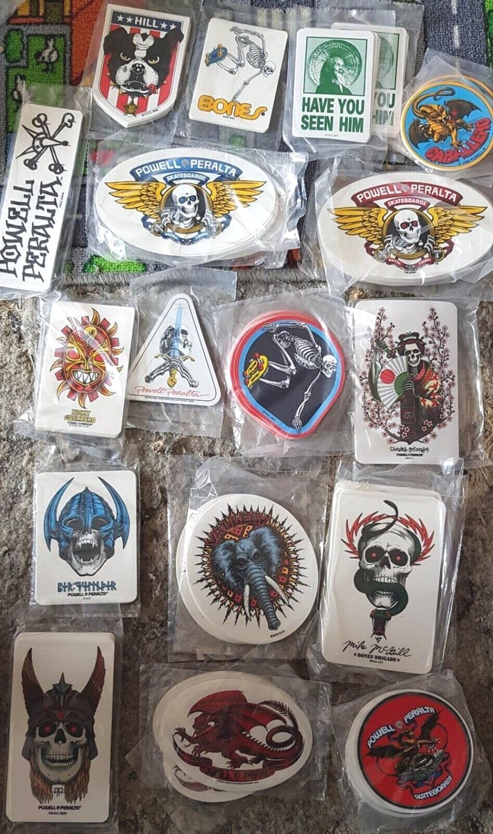 POWELL PERALTA - Skateboard Sticker - Bones Brigade - Assorted