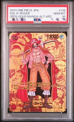 PSA 10 Gol D. Roger SEC-GSP OP09-118 Emperors In The New World One