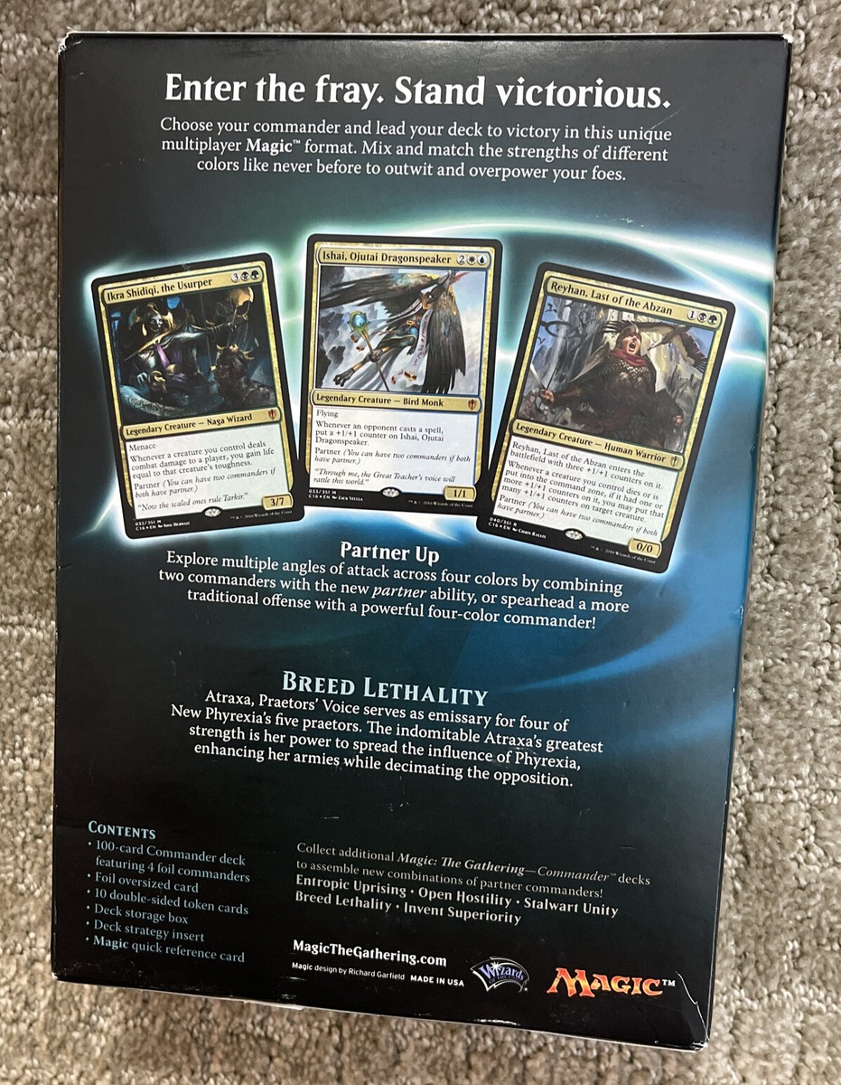 2016 ENGLISH - Breed Lethality - Atraxa Commander Deck MTG Magic