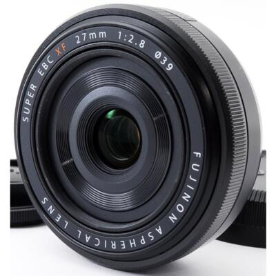 Near Mint ]FUJIFILM Fuji Fujinon SUPER EBC XF 27mm F/2.8 Black