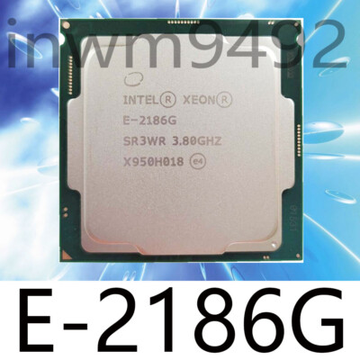 Intel Xeon E-2186G 3.8-4.7GHZ 6 CORE 12MB L3 SR3WR LGA1151 95W CPU
